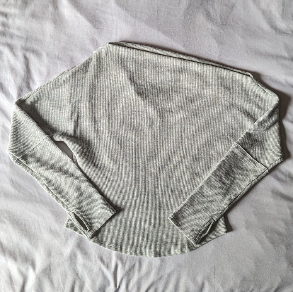 Free People Fuji Thermal Top Gray XS
